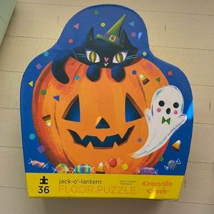 Jack o lantern floor puzzle (36 pieces)
